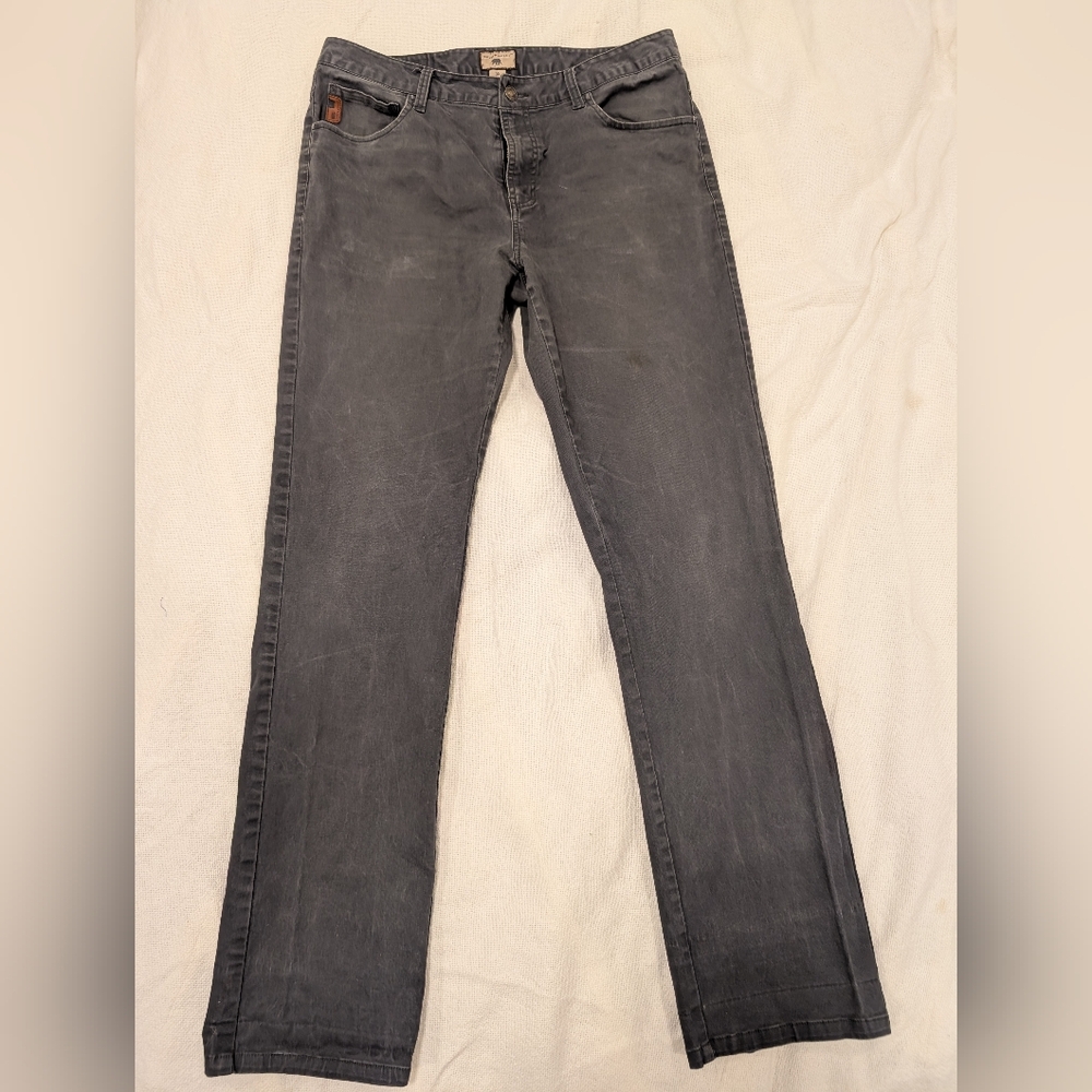 Dakota Grizzly Weathered Grey Men's Slim Straight Jeans 34/30